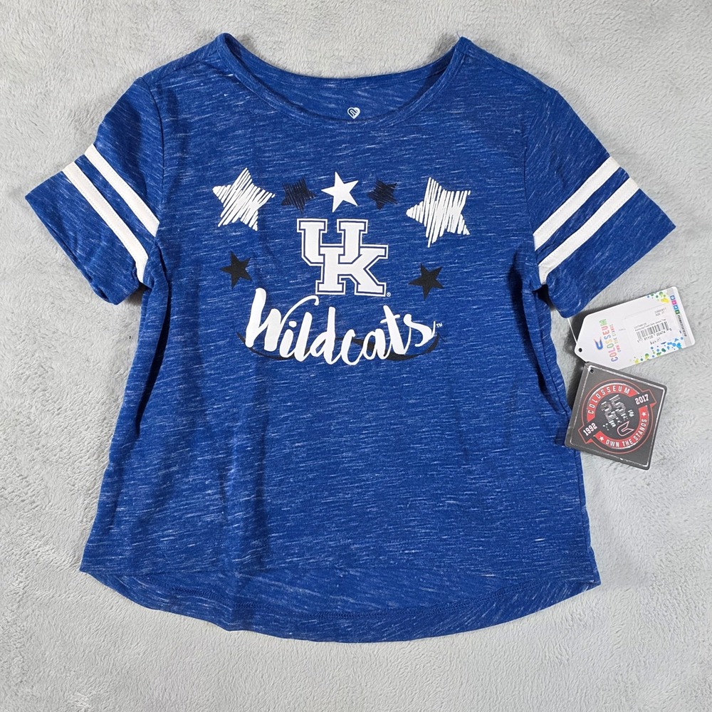 Colosseum‎ Toddler Girls Kentucky Wildcats Janice Tee Heather Royal Blue 3T NWT